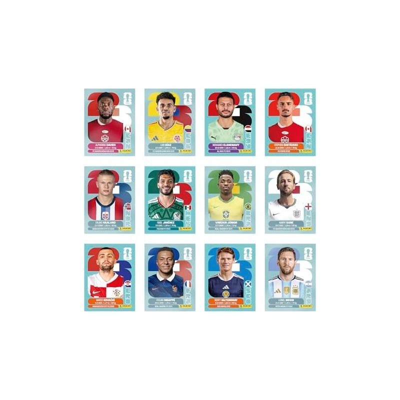 Colección de pegatinas de la Copa Mundial 2026 de la