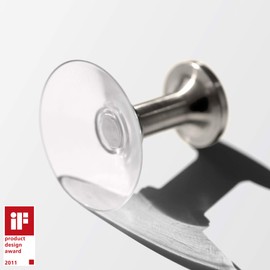 PHOS Design Wall Hook Stainless Steel with Suction Cup No Drilling Required