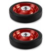 QWORK 2 Pack 5" x 1.5" Premium Rubber Wheel with