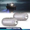 PIT66 LED Pontoon Boat Docking Light Bright White Housing Marine