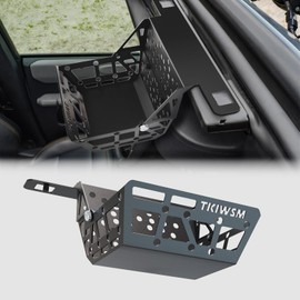 TKIWSM Tactical Organizer for Ford Bronco Accessories 2025 2021-2024, Overhead Organizer Storage Panel, Premium Manganese Steel Car Roof Control Panel Storage Basket Auto Accessories