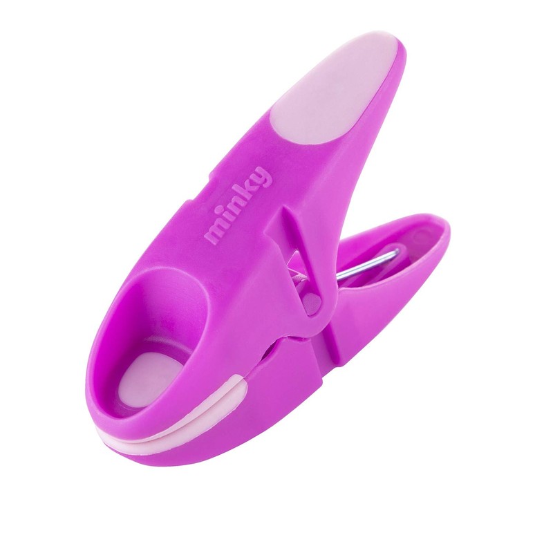 Minky SureGrip Pegs, Assorted color, Pack of 24