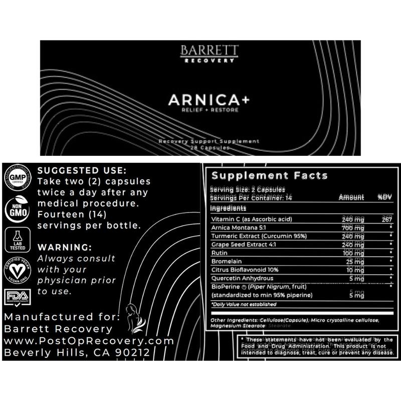ARNICA+ Herbal Supplement – Natural Relief for Bruising, Swelling &