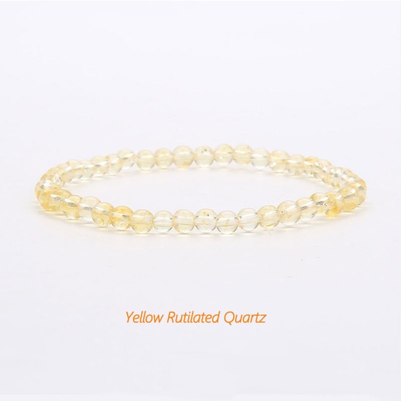 Handmade 4mm Tiny Beads Bracelet – Natural Healing Stone Beads