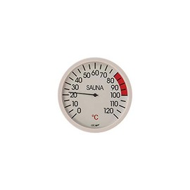 eliga Thermometer weiß 120 mm für Sauna