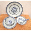 Tianshen 5-Claws Dragon Rice Grain/Eyes Pattern Blue & white (5)