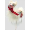 Annalee 10" Christmas Delights Standing Llama Hand Painted Doll Figure