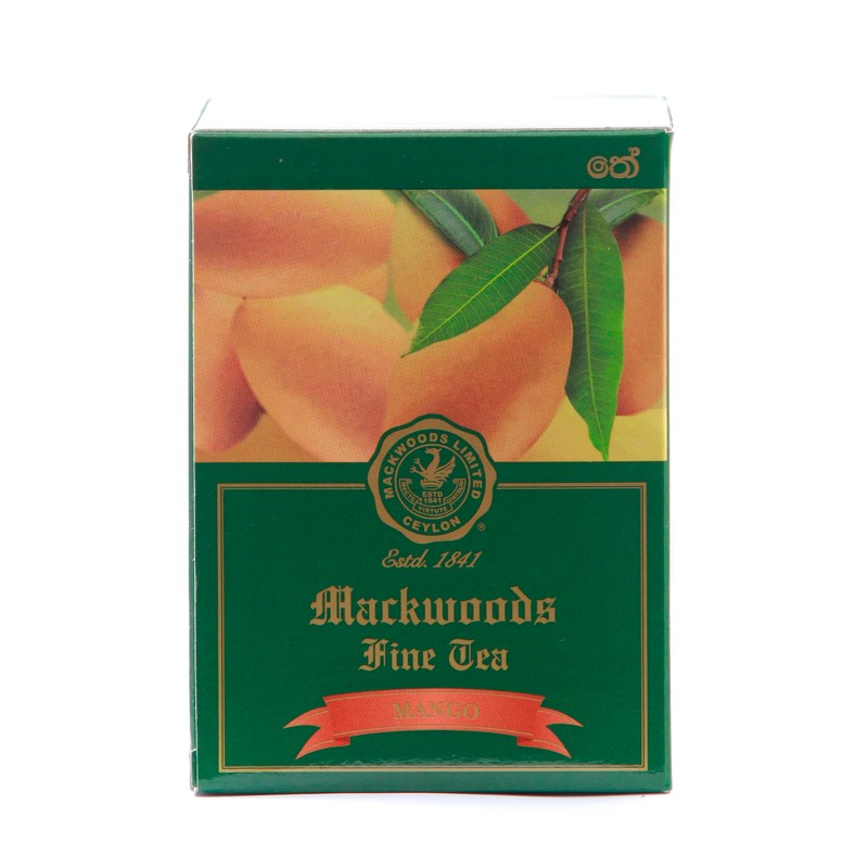 MACKWOODS MANGO FLAVOURED, SINGLE ESTATE, BLACK TEA IN 25 ENVELOPED