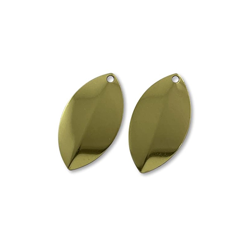 Ten #5 Brass Cascade Spinner Blades - Tacklecraft - Make