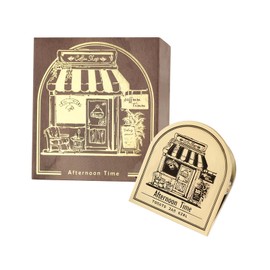 Avecmoi Vintage Brass Clip, Brass Book Clip for Journals, Planners, Notebooks, Small Staple for Page Holders, Bookmarks - Strong Clamping Force, No Marks