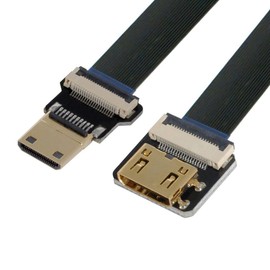 chenyang CYFPV - Cable plano de extensión mini HDMI FPC 1080P para FPV HDTV multicopter fotografía aérea 0,5 m