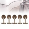 5Pcs Wall Handrail Bracket Practical Robust Wall Mounted Stainless Steel