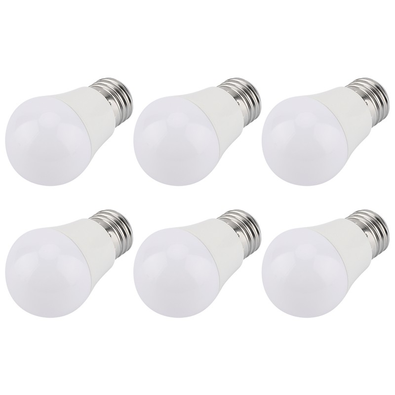 6 PCS 5W Mini LED Light Bulbs Warm White E26