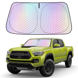 ZATOOTO Windshield Sun Shade for Toyota Tacoma 2016-2025,Dazzling Honeycomb Coating Car Window Covers for Front Windshield, Blocks UV Rays and Reduces Heat, Car Sun Shade for Protecting Interiors