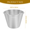 SHERCHPRY 6Pcs Pudding Molds Aluminum Baking Cups Cupcake Mould Muffin