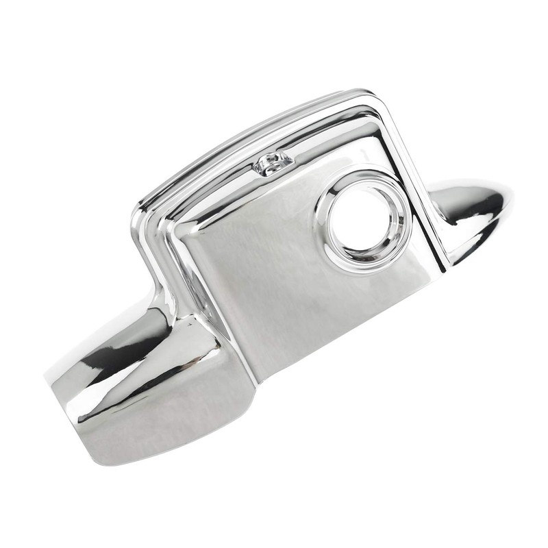 HDBUBALUS Chrome Rear Brake Master Cylinder Cover Fit for Harley