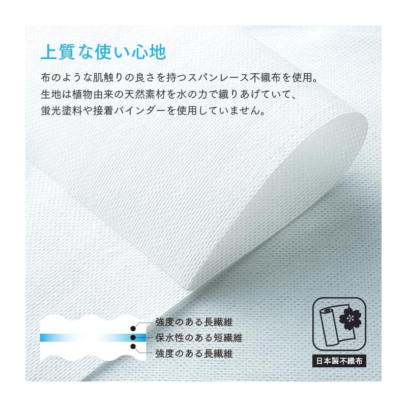 VB-COSME- FSX Disposable Paper Towels, Aroma Premium Peppermint 100 Count