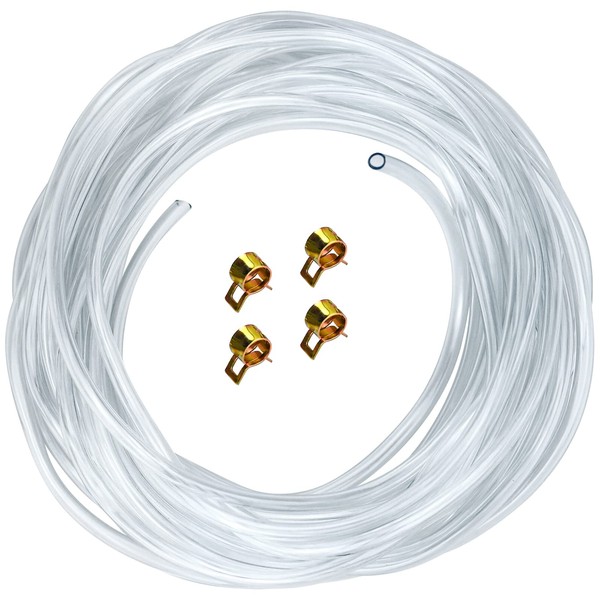 PVC Hose 10 m, Petrol Hose 4 mm x 6