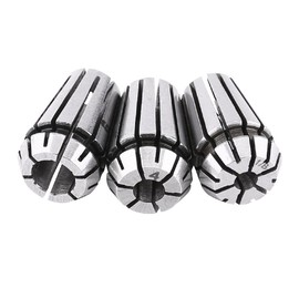 Qinlorgo Spring Collet Set, 65MN Spring Steel, 3pcs ER11 for CNC Milling Lathe Tool