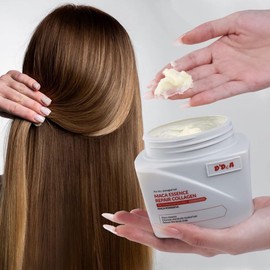 D'D&A Collagen Hair Treatment Deep Repair Conditioning Argan Oil Collagen Hair Mask Essence for Dry Damaged Hair All Hair Types 16.90 oz 500ml