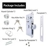 elox Storefront Narrow Stile Mortise Door Lock Hookbolt, Sliding Bolt