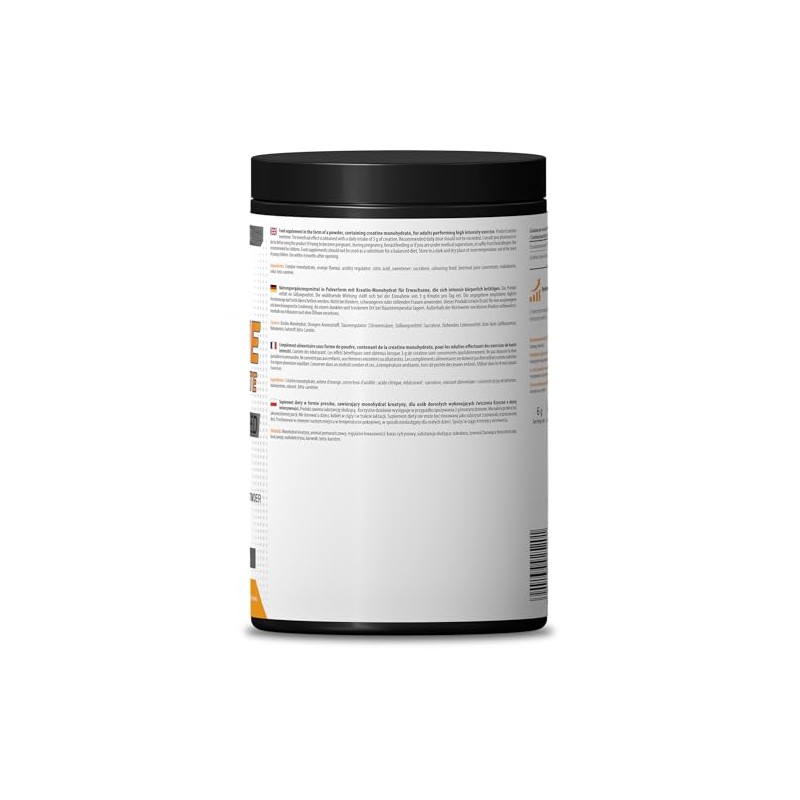 Skill Nutrition Micronized Creatine Monohydrate Orange | High-Absorption Formula with