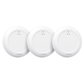 X-Sense WiFi Water Detector, Smart Water Detector, with App Warnings, Waterproof to IP67, Wireless Water Sensor for Kitchen, Bathroom, Basement, SBS50 Base Station Required, SWS0A, Set of 3