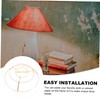WHAMVOX Metal Lampshade Frames DIY Table Lampshade Frames Stable Lampshade