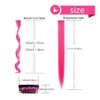 2 x Clip-In Hair Extension Highlights Streaks, Colourful Hair Highlights