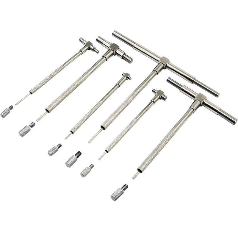 ANCLLO 6-Pack Precision Telescopic Gauge, 8-150 mm Internal T Bore
