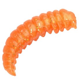 Trout Master Camola 30 mm - 15 Artificial Bee Maggots, Colour/Aroma: Orange/Garlic