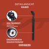 CONTEC Kano Bicycle Spring Seat Post, 31.6 mm Spring-Loaded Saddle