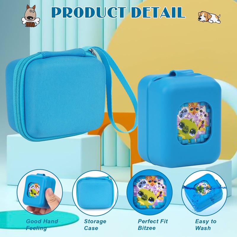 MGZNMTY Carrying Case and Silicone Case for Bitzee Magicals Interactive