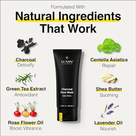 Lumin - Jabón facial de carbón, skincare masculino