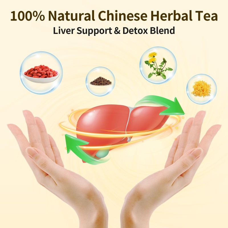 ZenVitality® Dandelion Wolfberry Tea Organic 120g/12 Bags Kidneys & Liver