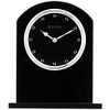 Bulova B5010 Ebony Crystal Desk Clock, Black