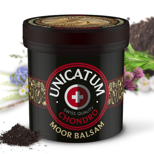 Moor Balm Unicatum Chondro 250 ml - for Back, Joints and Muscle Pain, with Herbal Extracts Massage Gel for Back and Joints - Unique Herbal Balm Made from Moor and Herbs