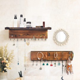 RELBRO 1/2 Inch Small Screw Hooks, Mini Metal Twist in Hooks, Black, 100 Pcs