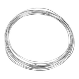 sourcing map 18 Gauge Copper Wires for Jewelry Making, 1 Roll 5m Craft Tarnish Resistant Beading Wires for Jewelry Making Supplies DIY (K-Silver)