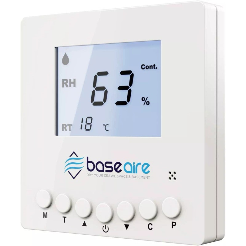 BaseAire Digital Crawlspace Dehumidifier Remote Controller Temperature AirWerx