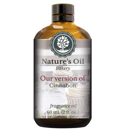 Nature's Oil Version of Cinnabon Fragrance Oil (60ml) For Diffusers, Soap Making, Candles, Lotion, Home Scents, Linen Spray, Bath Bombs, Slime