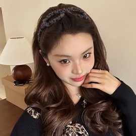 Leopard Print Headband,Sunglasses Shaped Spa Headband - Fashion Leopard Print Hair Hoop for Women and Girls, Hair Accessories