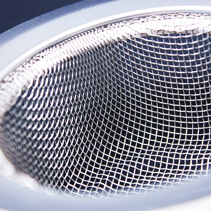 Drain Strainer Stainless Steel Rustproof Set of 2, 11.5 cm