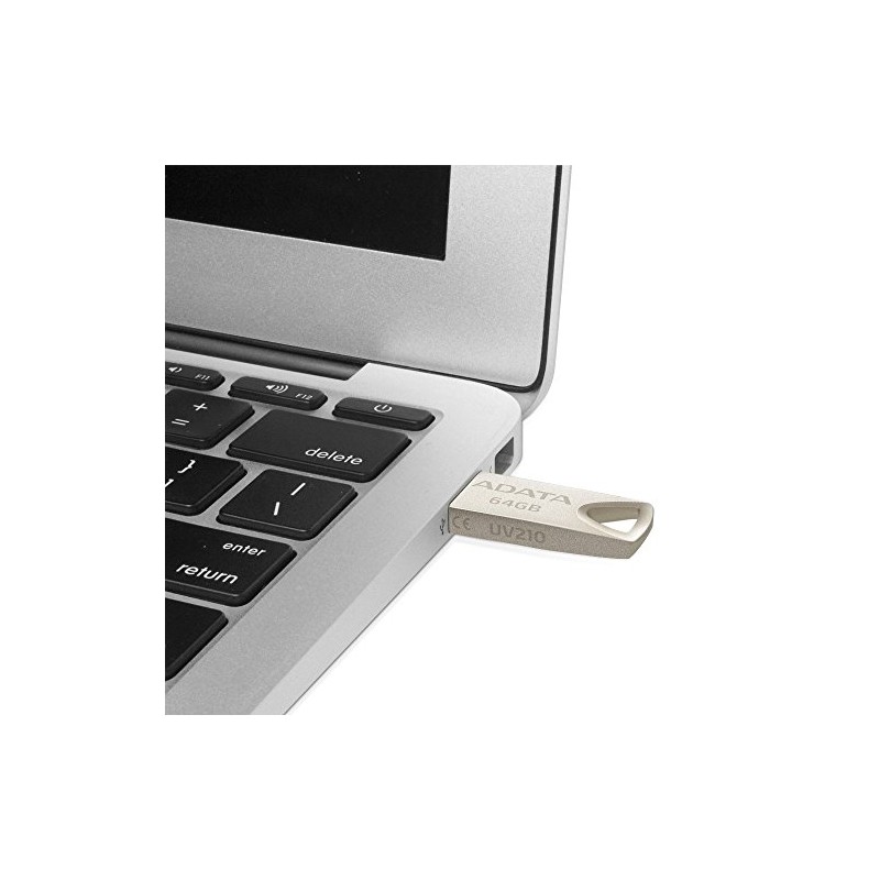 ADATA 64 GB Memoria Flash USB 2.0 Metálica Color Plata