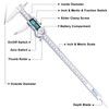 Kynup Digital Caliper, 12 Inch Caliper Measuring Tool with Stainless