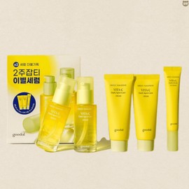 Goodal Green Tangerine Vita C Serum Blemish Care Double Synergy Set Serum 30ml2+Cream 40mL2+Eye Cream 15mL / 구달청귤비타C세럼 잡티케어 더블시너지 세트 세럼 30ml2+크림 40mL2+아이크림 15mL