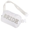 Framendino, Pearl Bride Belt Bag Bride to Be Fanny Pack