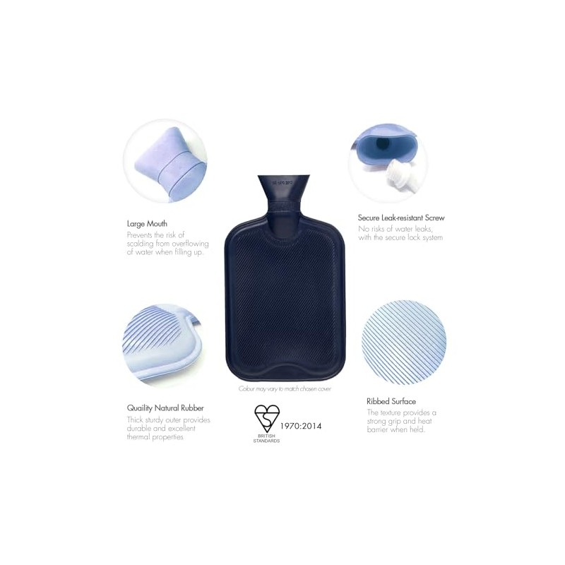 Revitale Revitale Luxury Cosy Faux Fur Pom Pom Hot Water