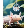 Midari Axolotl Necklace for Women 925 Sterling Silver Cute Axolotl