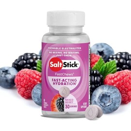 Electrolyte FastChews - 60 Mixed Berry Chewable Electrolytes - Salt Tablets for Running and Hydration, Electrolyte Chews - 60 Count Edible Dietary:_Tropical Mango